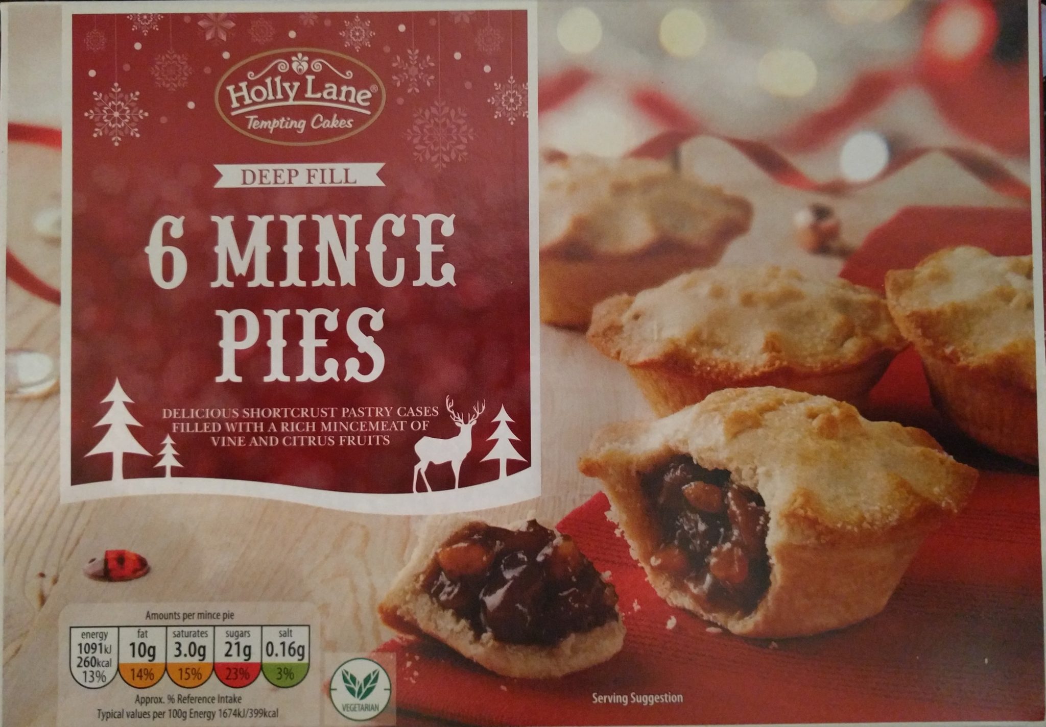 Holly Lane Deep Fill Mince Pies Box Mince Pie Club.