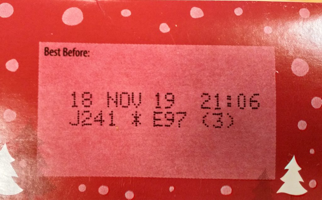 2019 Holly Lane Deep Filled Mince Pie Best Before