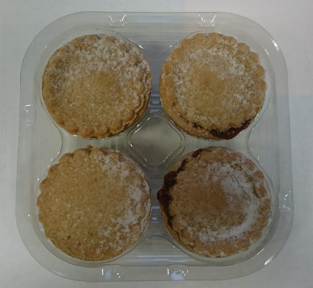 2019 Aldi Free From 4 Gluten Free Mince Pie Packaging 2