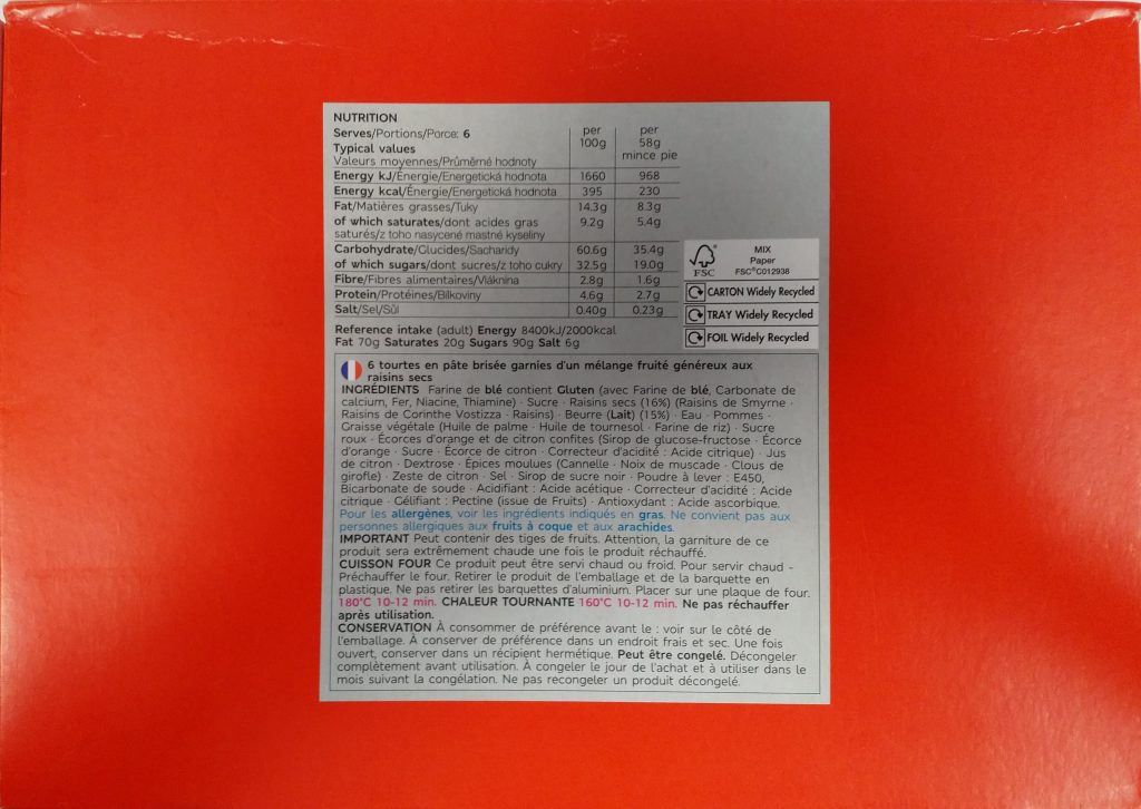 2019 M&S All butter Mince Pies Box 2